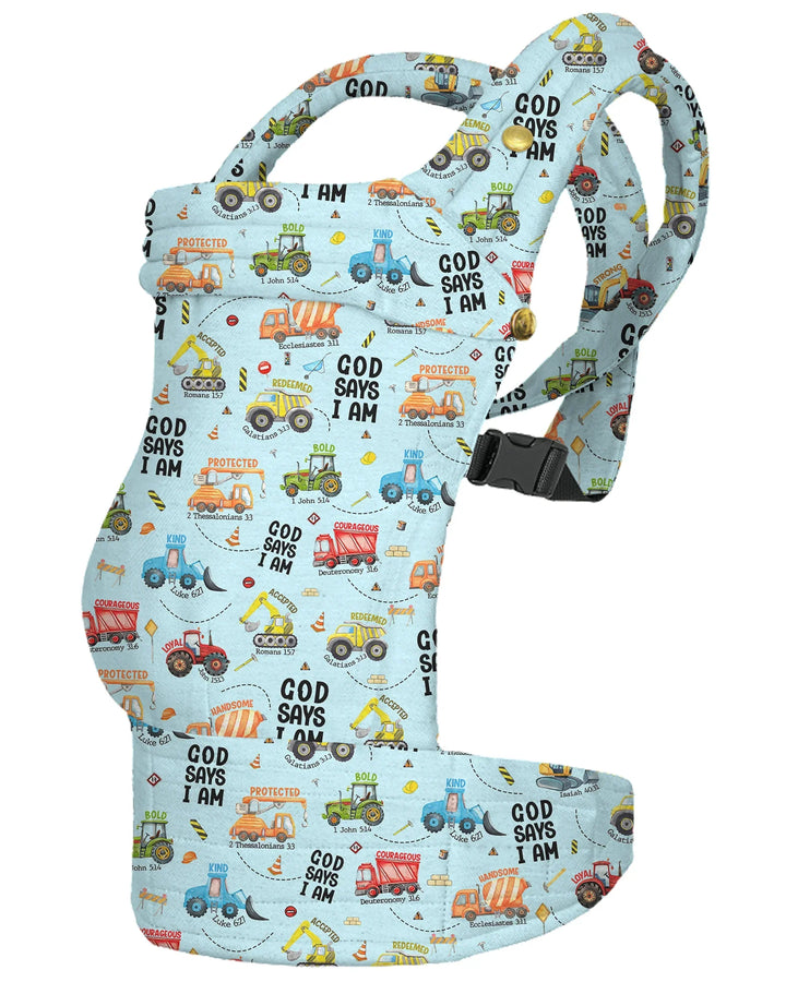 God Says I Am Construction Baby Carrier