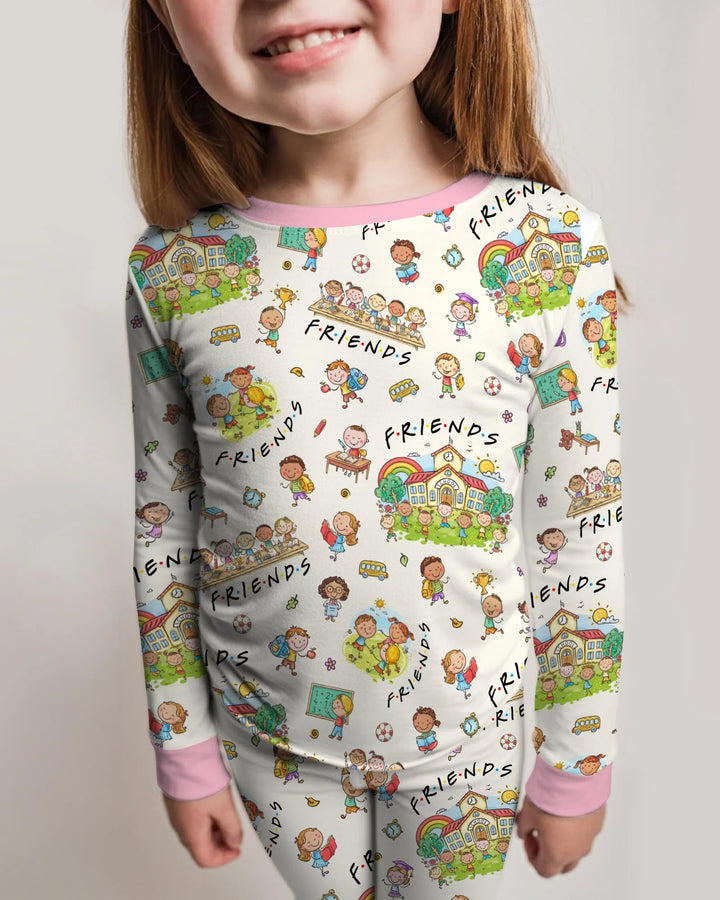 Template Bamboo Two Piece Long Sleeve Pyjamas Set