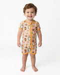 Cute Vintage Magical Cottage Style Halloween Bamboo Shorty Zippy