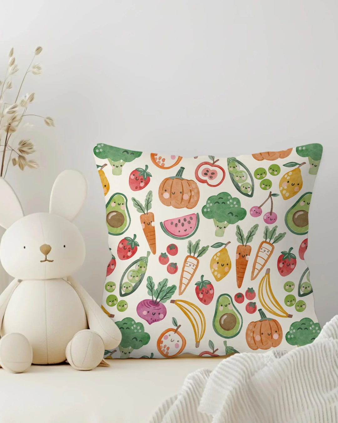 Veggie Friends Family Matching Bamboo Pillow Case