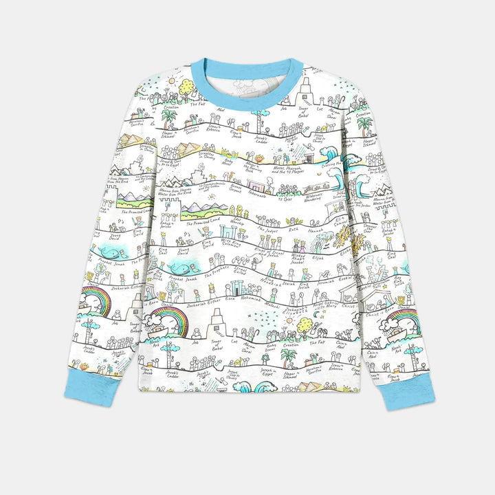 Bible Story Journey Family Matching Bamboo Men's Pajama Set