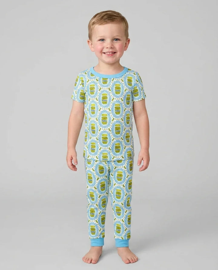 Pickle Coquette Bamboo Two Piece Short Sleeve Pajama Set