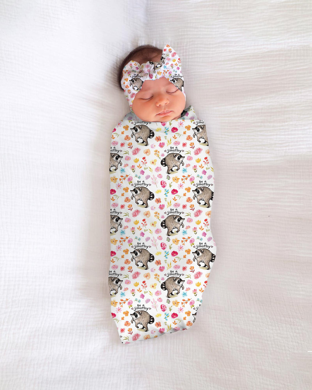 Be A Jimothy Family Matching swaddle blanket