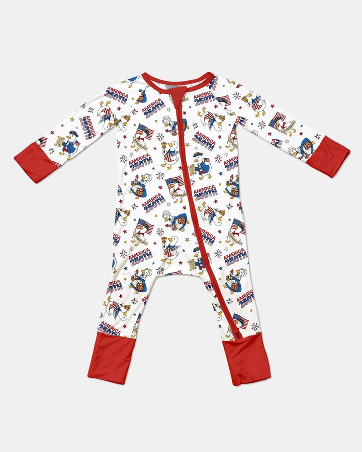 Patriotic Goose Celebrating 250 Years Bamboo Convertible Zippy
