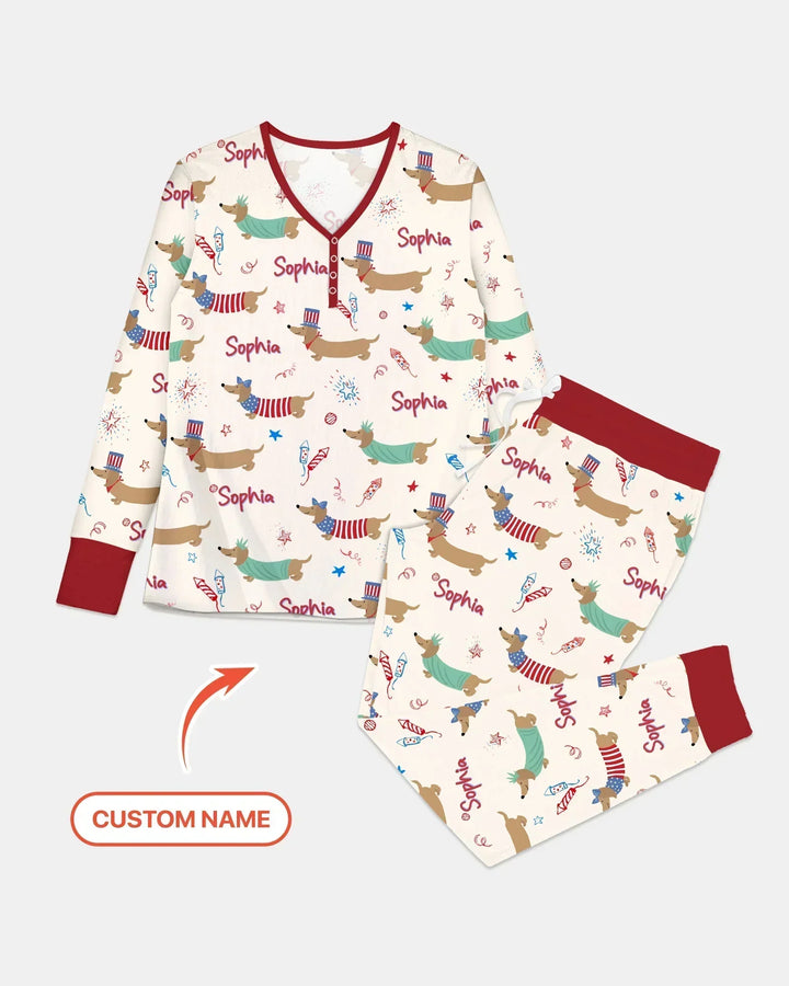 250 Years Of Freedom Bamboo Women Pajama Set