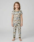 Little Hero Military Family Matching Bamboo Two Piece Short Sleeve Pajama Set