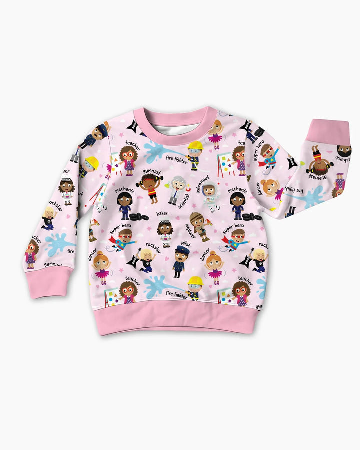 When I Grow Up Bamboo Crewneck Sweatshirt