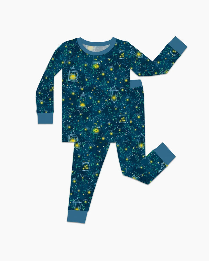Firefly Evening Forest Bamboo Two Piece Long Sleeve Pajama Set