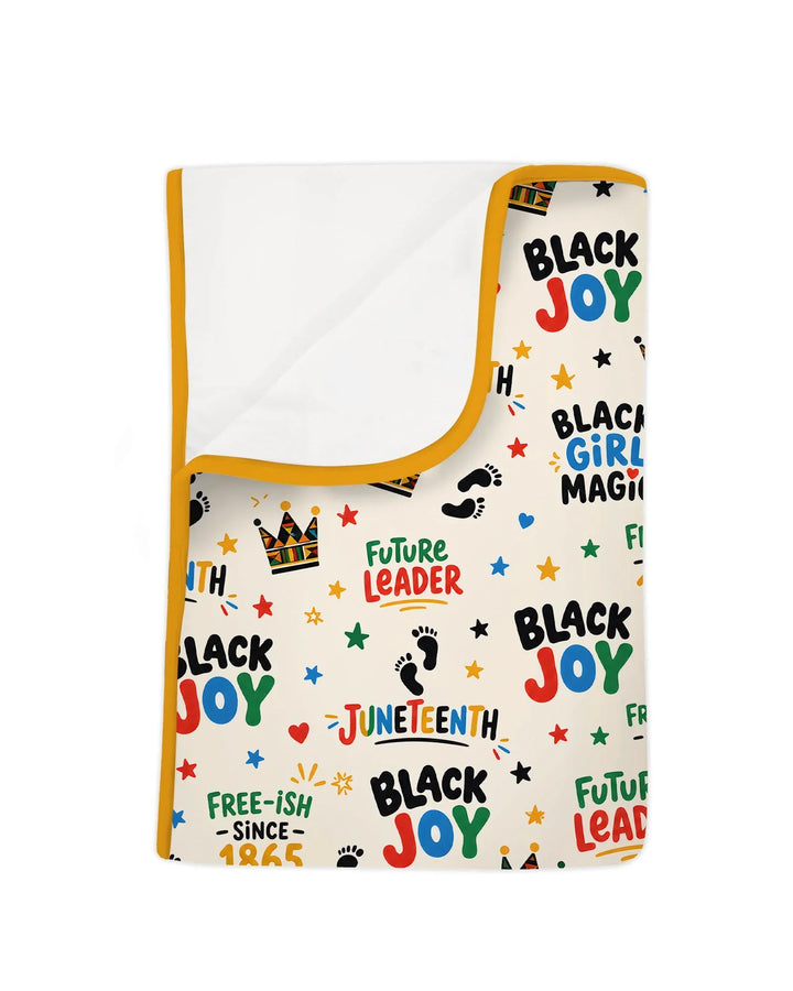 Juneteenth Black Girl Magic Bamboo Blanket