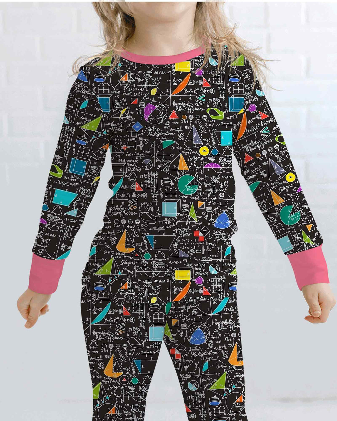 STEM Sketchbook Bamboo Two Piece Long Sleeve Pajama Set
