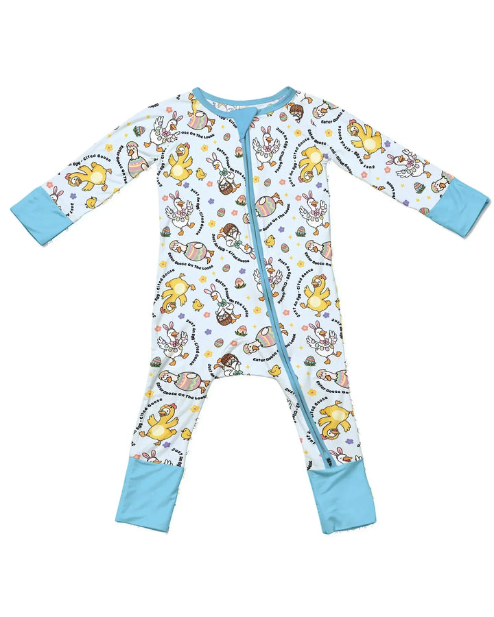 Easter Goose Family Matching Bamboo Convertible Zippy