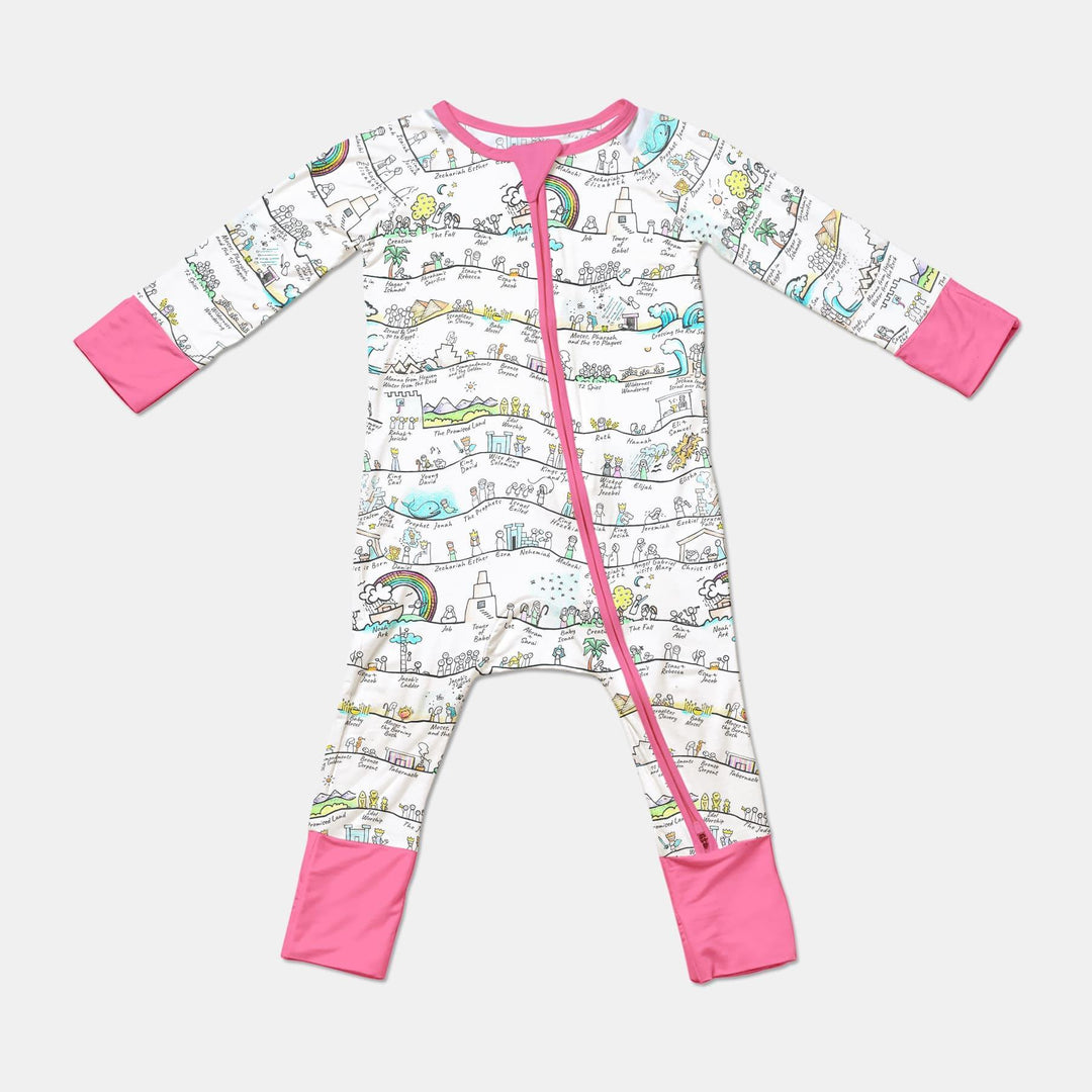 Bible Story Journey Family Matching Bamboo Convertible Zippy