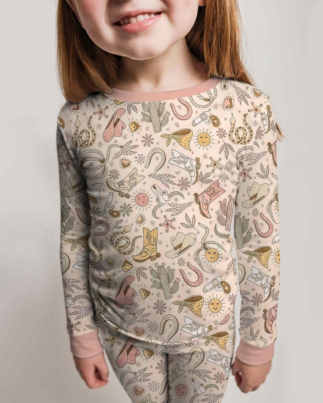 Template Bamboo Two Piece Long Sleeve Pyjamas Set