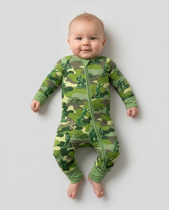Green Army Men Bamboo Convertible Zippy