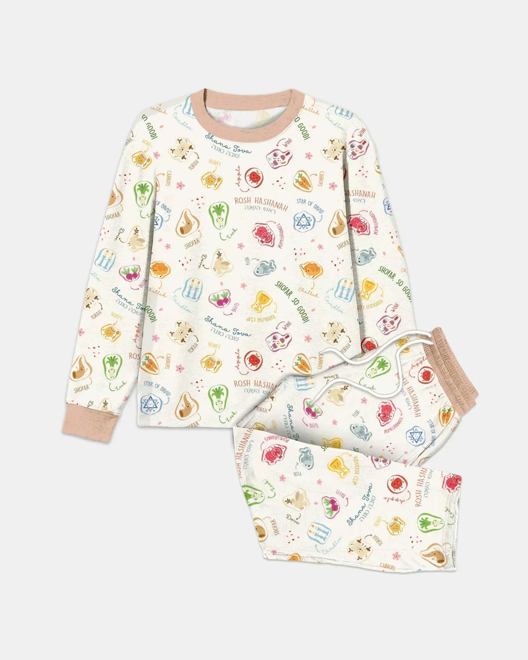 Happy Rosh Hashanah Bamboo Men's Pajama Set