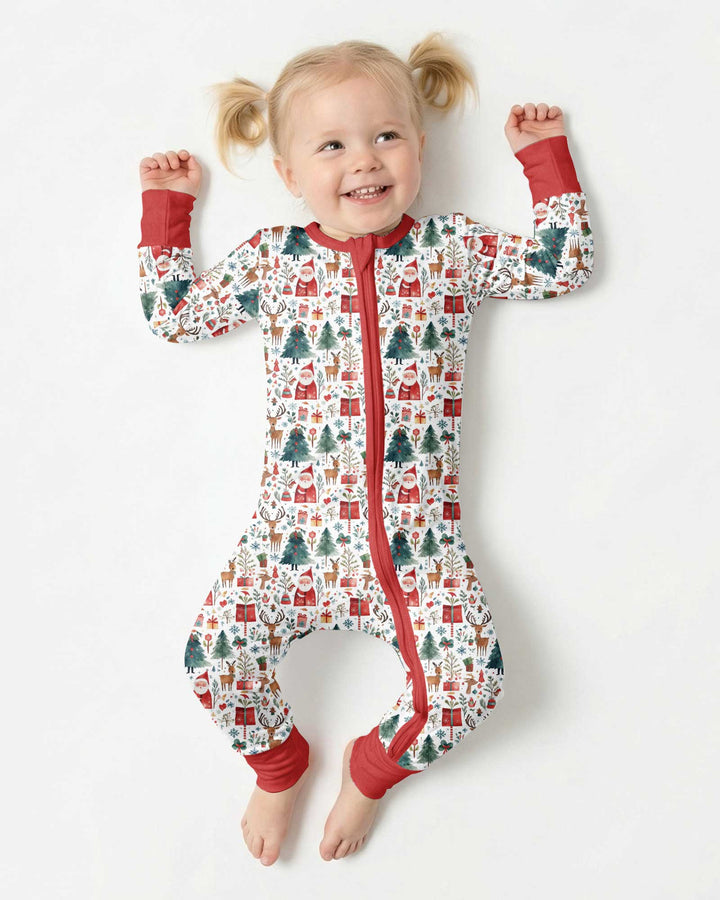 Christmas Tree Santa Bamboo Convertible Zippy