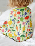 Little Veggie Garden Bamboo Two Piece Long Sleeve Pajama Set