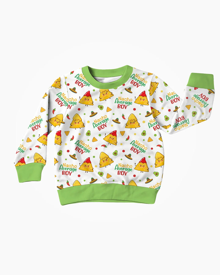 Lil Nacho Average Kid Bamboo Crewneck Sweatshirt
