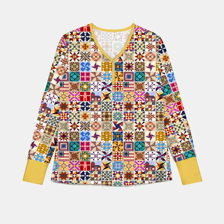 Heritage Quilt Bamboo Women Pajama Set