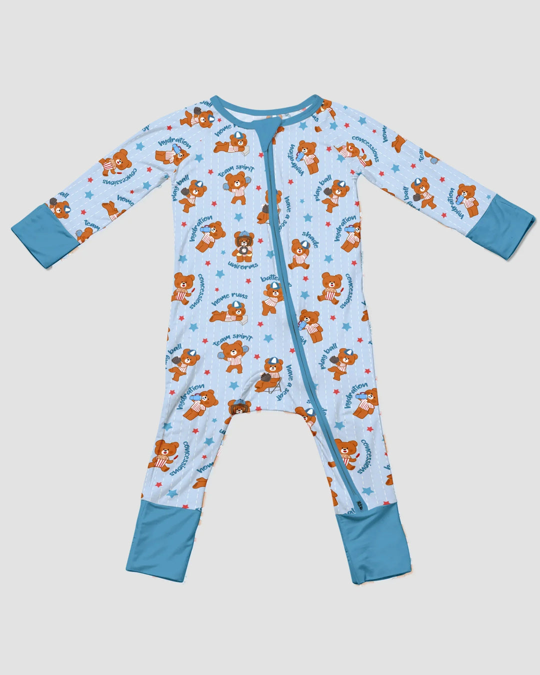 Born To Play Baseball Bamboo Convertible Zippy