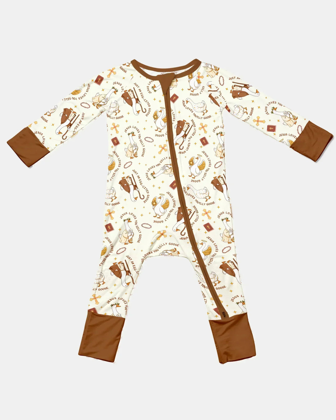 Jesus Loves You Silly Goose Bamboo Convertible Zippy