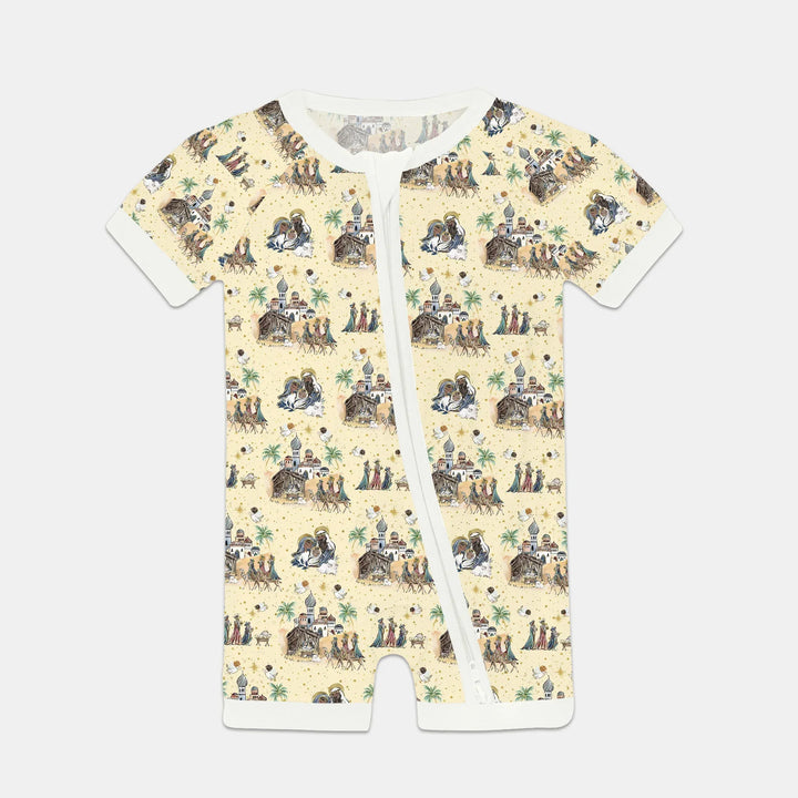 Nativity Christmas Family Matching Family Bamboo Shorty Zippy