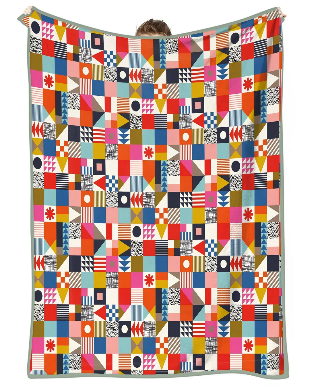 Playful Shapes Bamboo Blanket