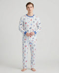 Red, White & Beachy Family Matching Bamboo Men's Pajama Set
