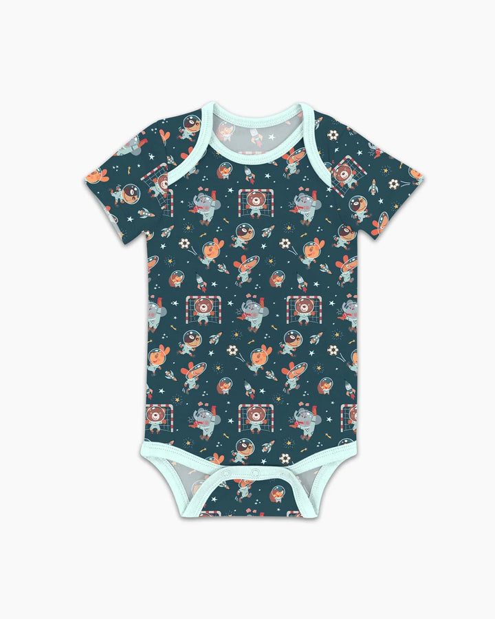 Space Soccer Bamboo Bodysuit