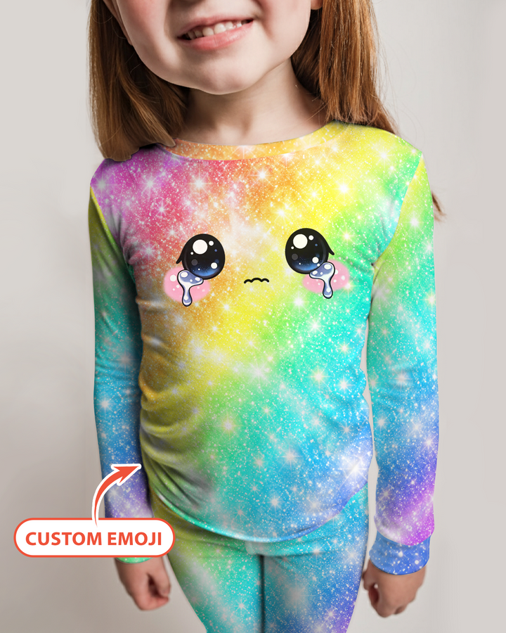 Cute Dumplings Emoji Gift For Squishy Hunter Bamboo Two Piece Long Sleeve Pajama Set