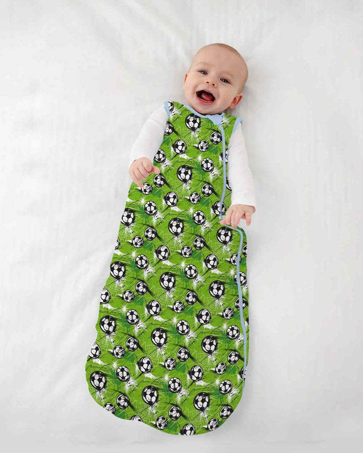 Green Soccer Energy Bamboo Sleep Bag