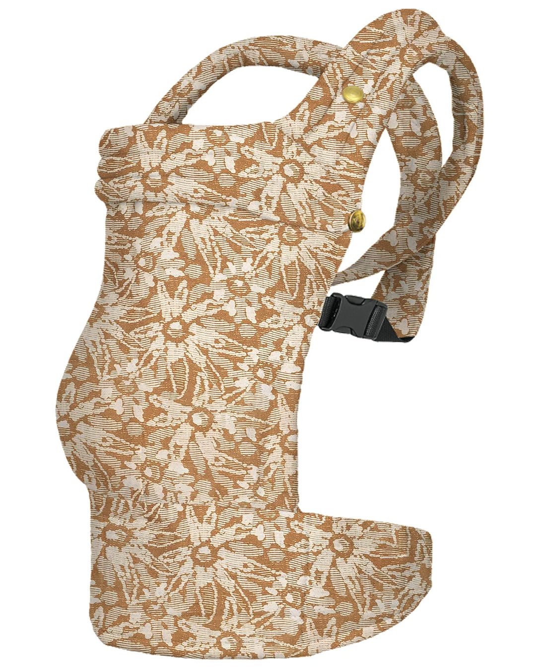 Warm Sand Floral Texture Baby Carrier