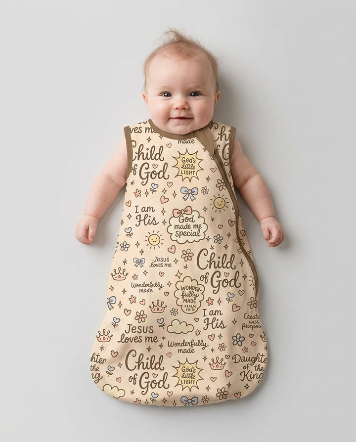 Child Of God Jesus Loves Me Bamboo Sleep Bag
