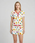 Shanah Tovah U'Metukah Bamboo Women Short Sleeve Short Pajama Set