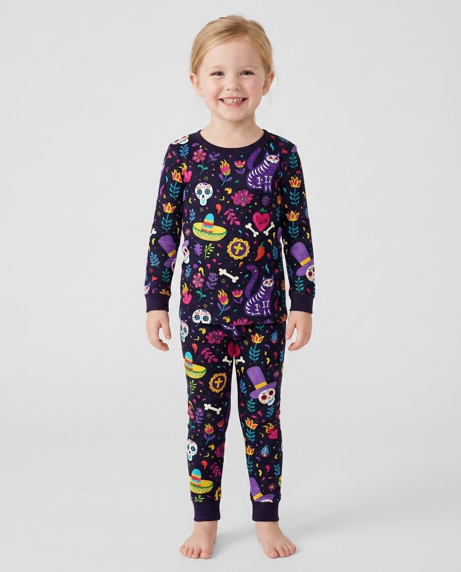 Template Bamboo Two Piece Long Sleeve Pyjamas Set