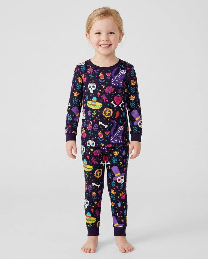 Template Bamboo Two Piece Long Sleeve Pyjamas Set