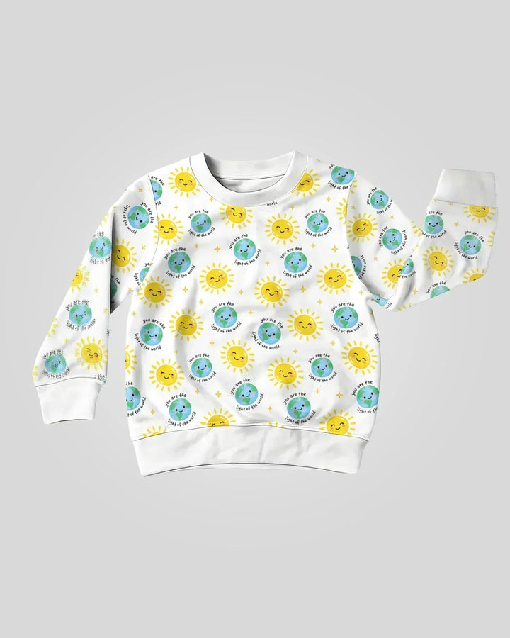 Matthew 5:14 Light of the World Bamboo Crewneck Sweatshirt