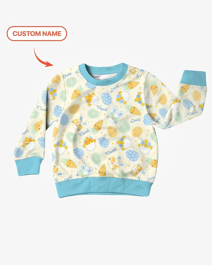 Retro Easter Bamboo Crewneck Sweatshirt