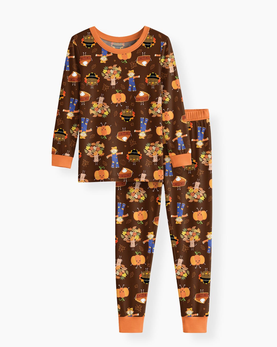 Template Bamboo Two Piece Long Sleeve Pyjamas Set
