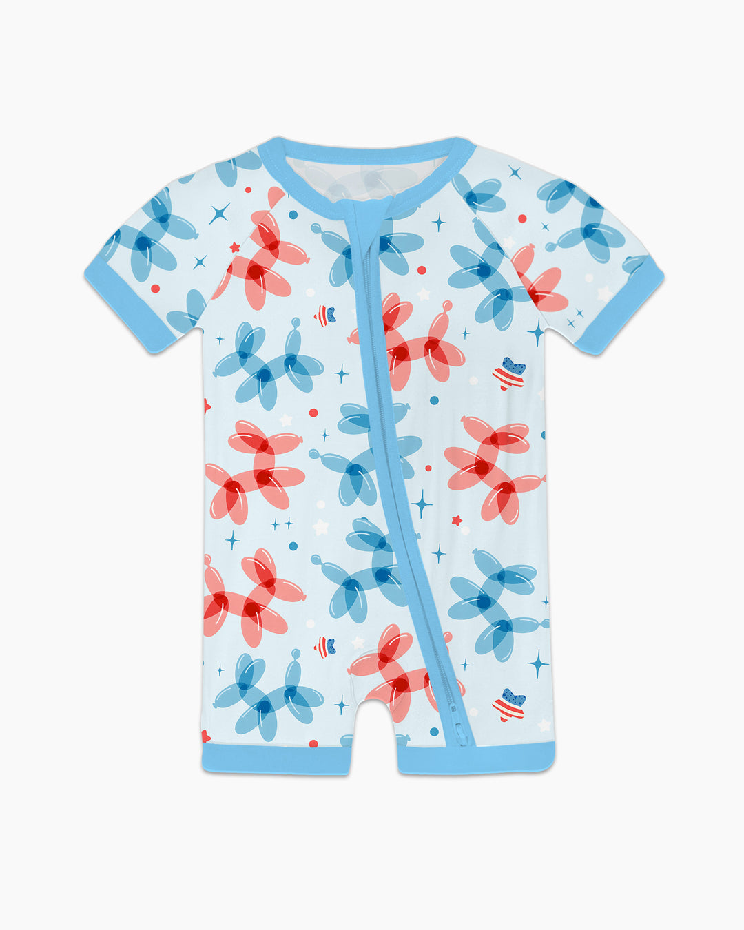 American Balloon Dog Party Bamboo Shorty Zippy