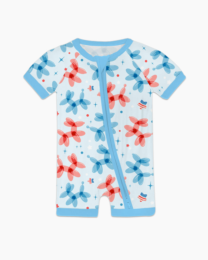 American Balloon Dog Party Bamboo Shorty Zippy