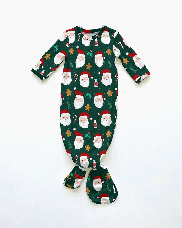 Christmas Sweet Santa Bamboo Knot Gown