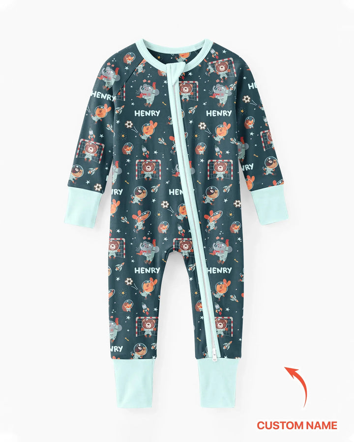 Space Soccer Bamboo Convertible Zippy