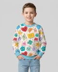 Happy Shape Squad Family Matching Bamboo Crewneck Sweatshirt