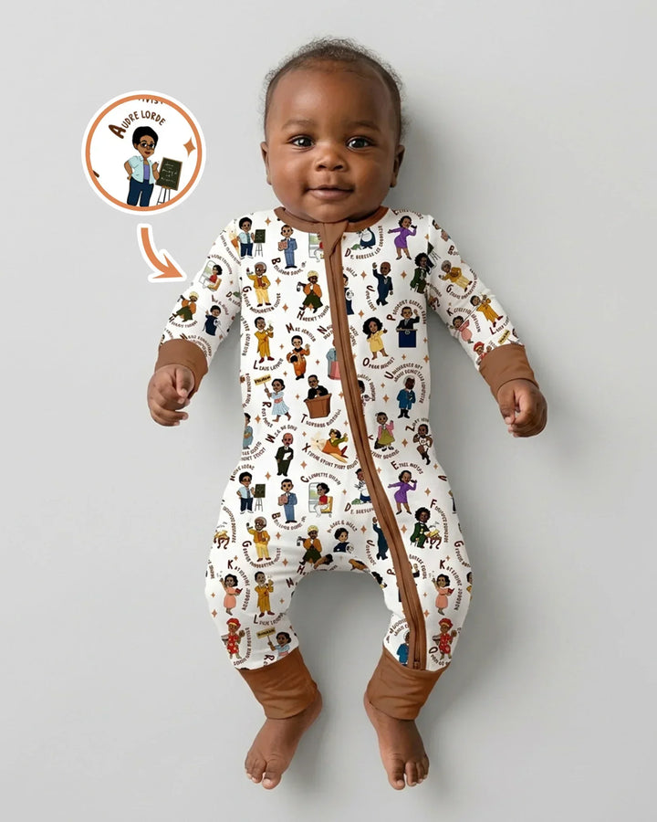 Black Legacy ABCs Family Matching Bamboo Convertible Zippy