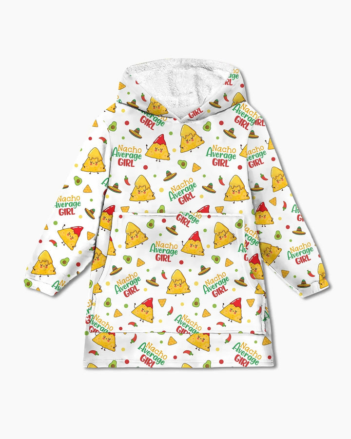 Lil Nacho Average Kid Wearable Bamboo Blanket Hoodie