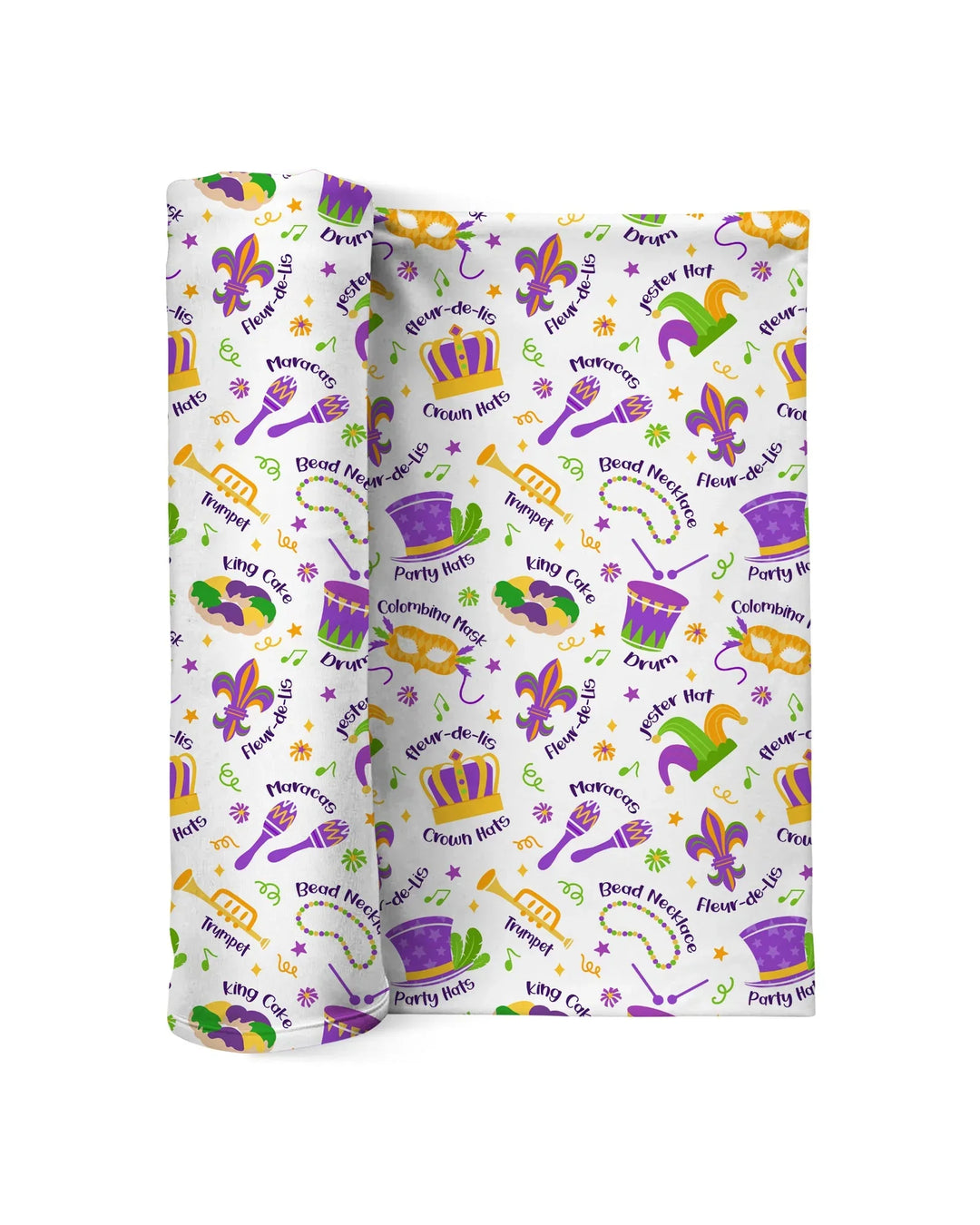 Mardi Gras Family Matching blanket