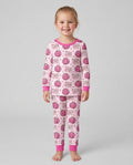 We Wear Pink Pumpkin Mommy & Me Matching Bamboo Two Piece Long Sleeve Pajama Set
