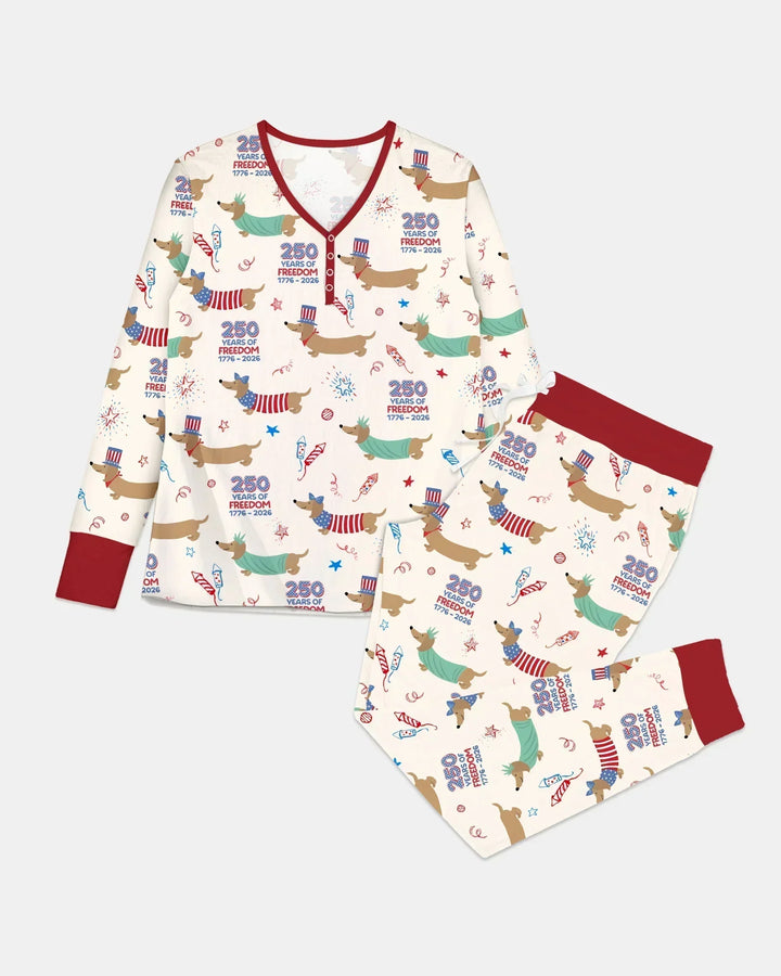 250 Years Of Freedom Bamboo Women Pajama Set
