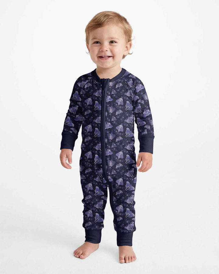 Very Peri Moths Bamboo Convertible Zippy